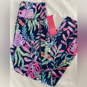 NWT Lilly Pulitzer Weekender High Rise Cropped Leggings Size Small